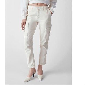 RE/DONE Off White Utility Cargo Pants